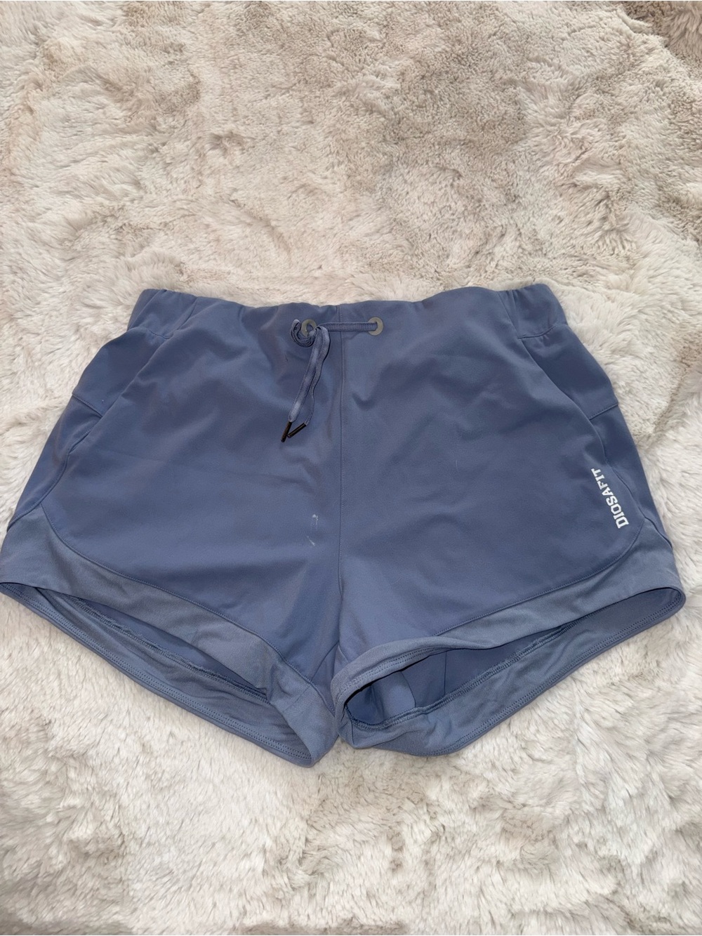 Dri-FIT Women's Athletic Shorts in Slate Blue